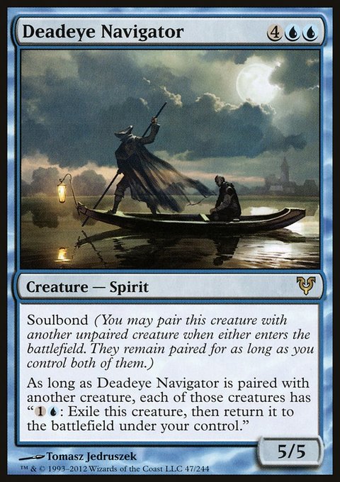 Deadeye Navigator, Avacyn Restored #47, Magic: The Gathering card