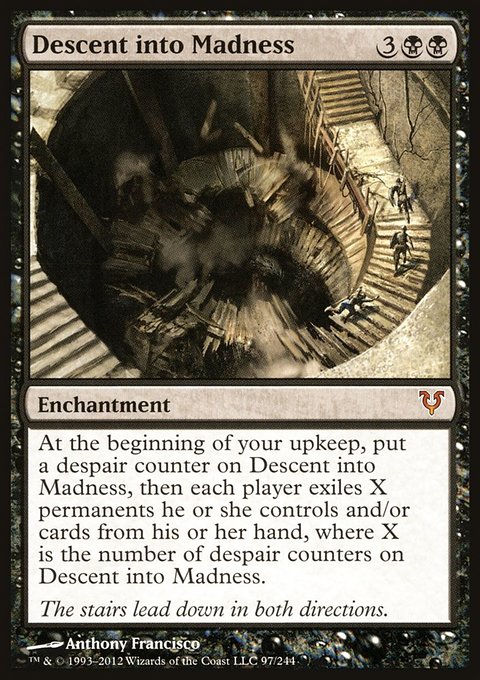 Descent into Madness, Avacyn Restored #97, Magic: The Gathering card