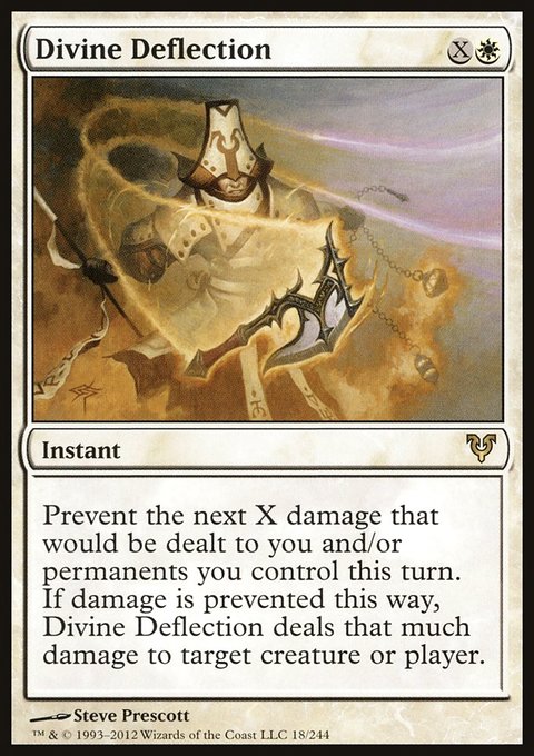 Divine Deflection, Avacyn Restored #18, Magic: The Gathering card