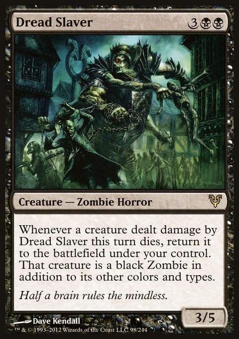Dread Slaver, Avacyn Restored #98, Magic: The Gathering card