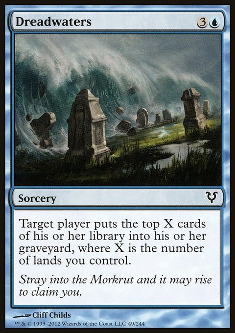 Dreadwaters, Avacyn Restored #49, Magic: The Gathering card