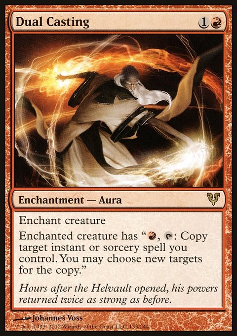 Dual Casting, Avacyn Restored #133, Magic: The Gathering card