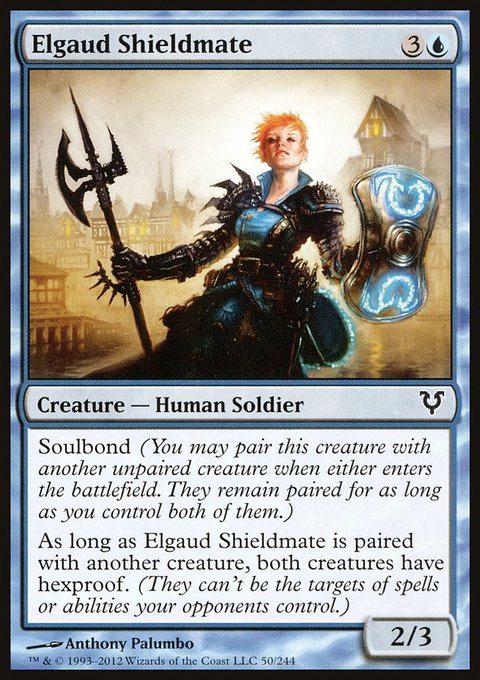 Elgaud Shieldmate, Avacyn Restored #50, Magic: The Gathering card