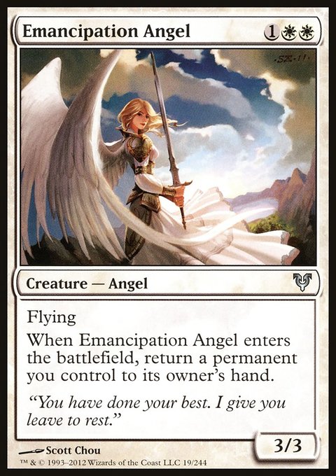 Emancipation Angel, Avacyn Restored #19, Magic: The Gathering card