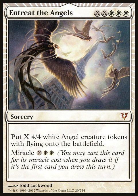 Entreat the Angels, Avacyn Restored #20, Magic: The Gathering card