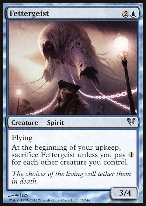 Fettergeist, Avacyn Restored #52, Magic: The Gathering card