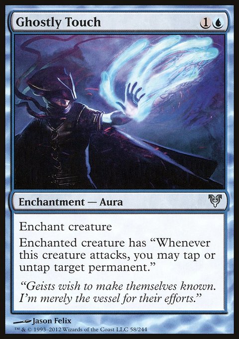 Ghostly Touch, Avacyn Restored #58, Magic: The Gathering card