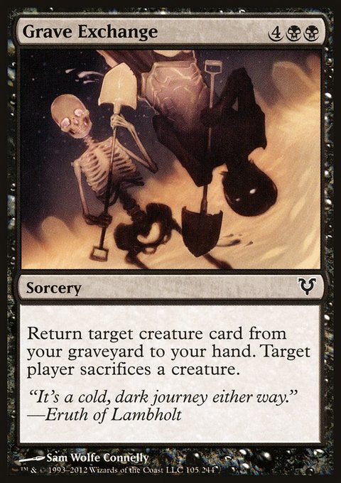 Grave Exchange, Avacyn Restored #105, Magic: The Gathering card