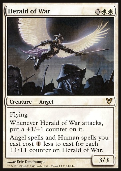 Herald of War, Avacyn Restored #24, Magic: The Gathering card