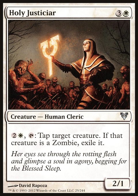 Holy Justiciar, Avacyn Restored #25, Magic: The Gathering card