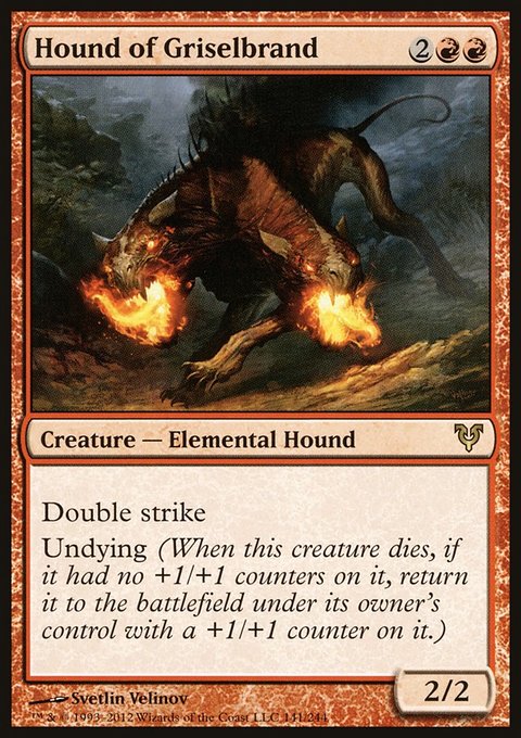 Hound of Griselbrand, Avacyn Restored #141, Magic: The Gathering card
