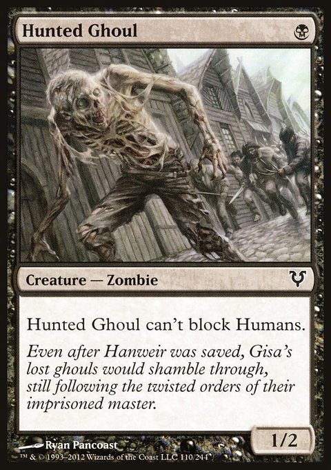 Hunted Ghoul, Avacyn Restored #110, Magic: The Gathering card