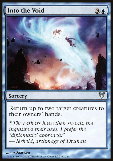 Into the Void, Avacyn Restored #62, Magic: The Gathering card