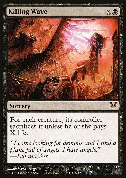 Killing Wave, Avacyn Restored #111, Magic: The Gathering card