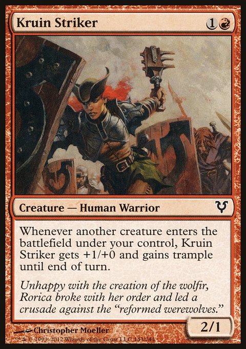 Kruin Striker, Avacyn Restored #143, Magic: The Gathering card