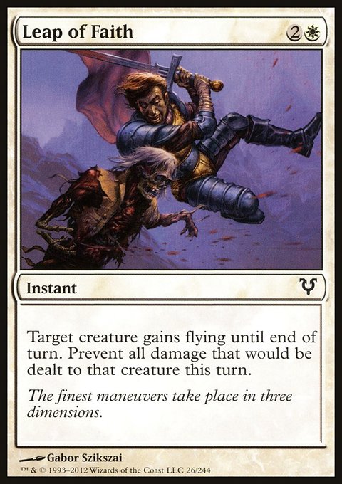 Leap of Faith, Avacyn Restored #26, Magic: The Gathering card