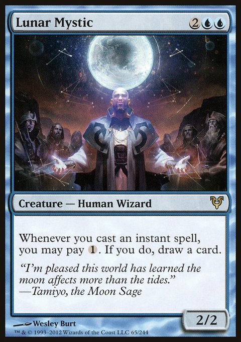 Lunar Mystic, Avacyn Restored #65, Magic: The Gathering card