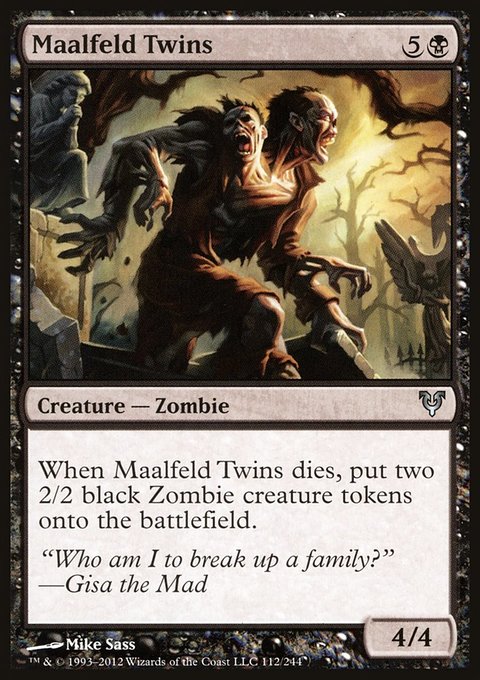 Maalfeld Twins, Avacyn Restored #112, Magic: The Gathering card