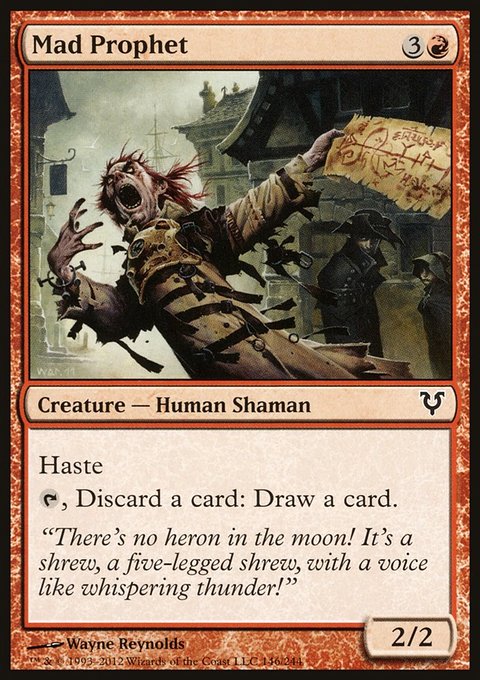 Mad Prophet, Avacyn Restored #146, Magic: The Gathering card