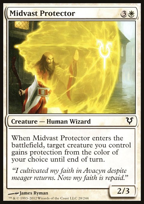 Midvast Protector, Avacyn Restored #28, Magic: The Gathering card