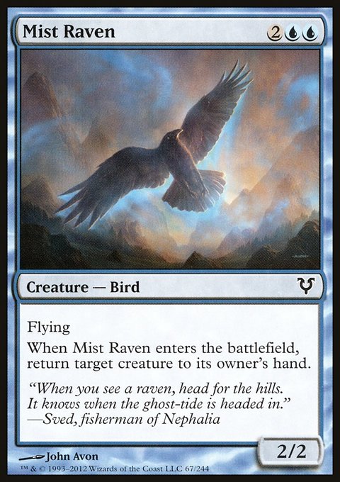 Mist Raven, Avacyn Restored #67, Magic: The Gathering card