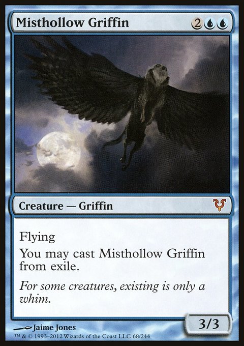 Misthollow Griffin, Avacyn Restored #68, Magic: The Gathering card