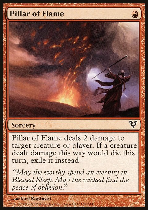 Pillar of Flame, Avacyn Restored #149, Magic: The Gathering card