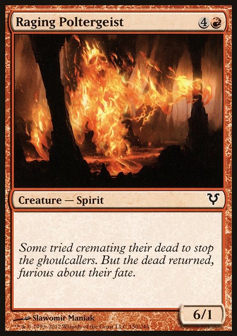 Raging Poltergeist, Avacyn Restored #150, Magic: The Gathering card