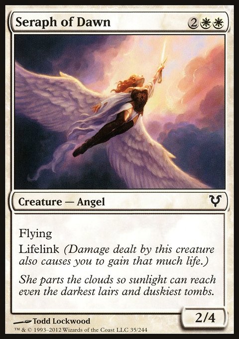 Seraph of Dawn, Avacyn Restored #35, Magic: The Gathering card