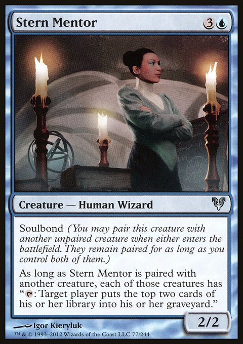 Stern Mentor, Avacyn Restored #77, Magic: The Gathering card
