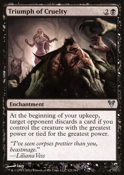 Triumph of Cruelty, Avacyn Restored #122, Magic: The Gathering card