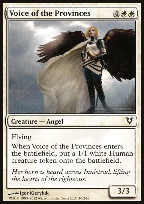 Voice of the Provinces, Avacyn Restored #40, Magic: The Gathering card