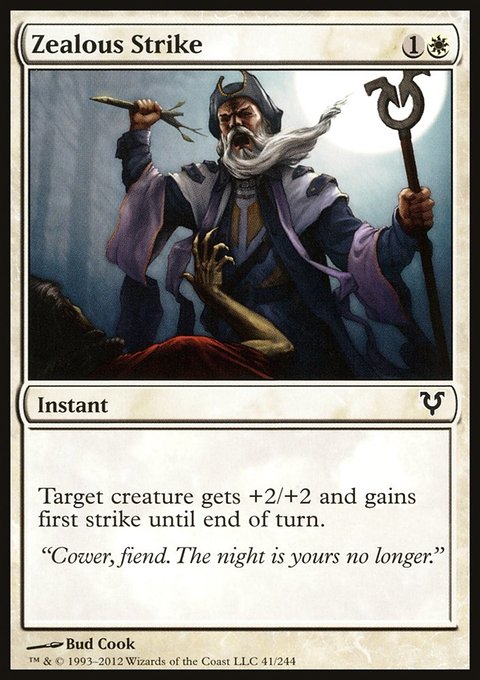 Zealous Strike, Avacyn Restored #41, Magic: The Gathering card