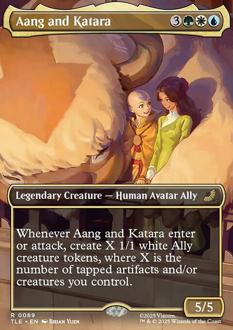 Aang and Katara, Avatar: The Last Airbender Eternal #69, Magic: The Gathering card