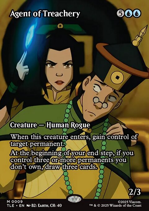 Agent of Treachery, Avatar: The Last Airbender Eternal #9, Magic: The Gathering card