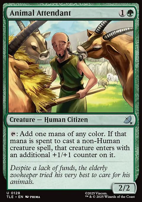 Animal Attendant, Avatar: The Last Airbender Eternal #128, Magic: The Gathering card