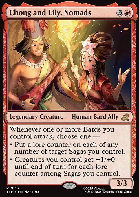 Chong and Lily, Nomads, Avatar: The Last Airbender Eternal #113, Magic: The Gathering card