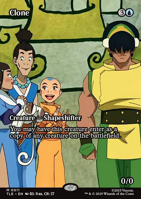 Clone, Avatar: The Last Airbender Eternal #11, Magic: The Gathering card
