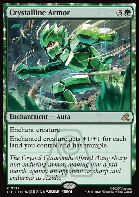 Crystalline Armor, Avatar: The Last Airbender Eternal #137, Magic: The Gathering card
