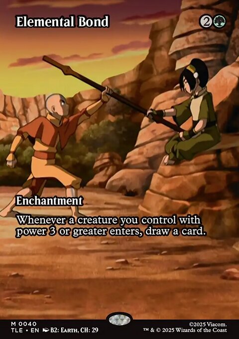 Elemental Bond, Avatar: The Last Airbender Eternal #40, Magic: The Gathering card