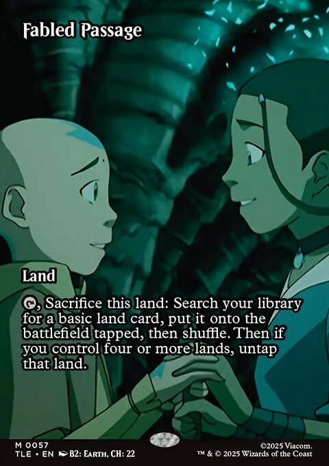 Fabled Passage, Avatar: The Last Airbender Eternal #57, Magic: The Gathering card