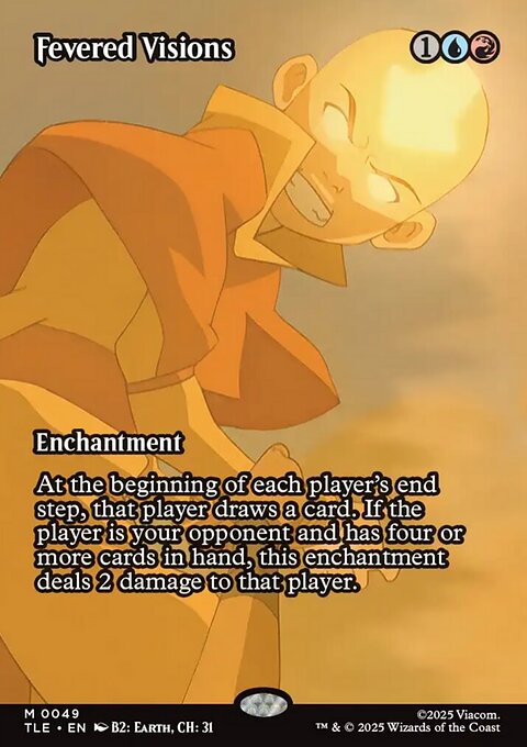 Fevered Visions, Avatar: The Last Airbender Eternal #49, Magic: The Gathering card