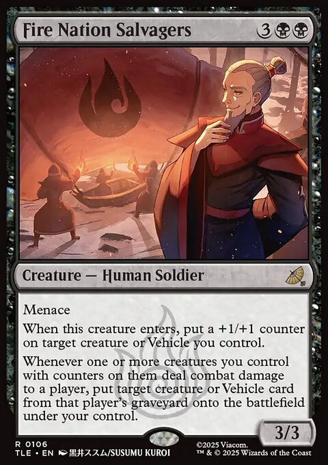Fire Nation Salvagers, Avatar: The Last Airbender Eternal #106, Magic: The Gathering card