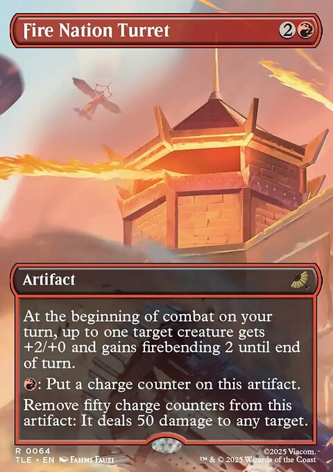 Fire Nation Turret, Avatar: The Last Airbender Eternal #64, Magic: The Gathering card