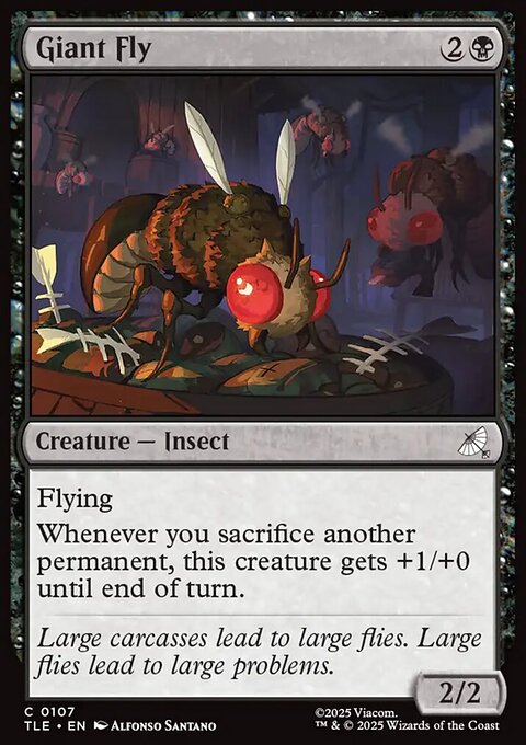 Giant Fly, Avatar: The Last Airbender Eternal #107, Magic: The Gathering card