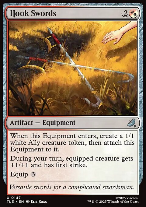 Hook Swords, Avatar: The Last Airbender Eternal #147, Magic: The Gathering card