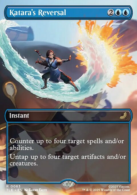 Katara's Reversal, Avatar: The Last Airbender Eternal #63, Magic: The Gathering card