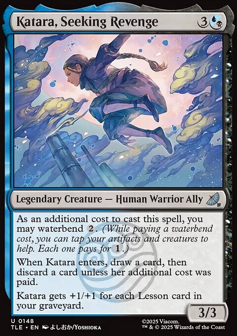 Katara, Seeking Revenge, Avatar: The Last Airbender Eternal #148, Magic: The Gathering card