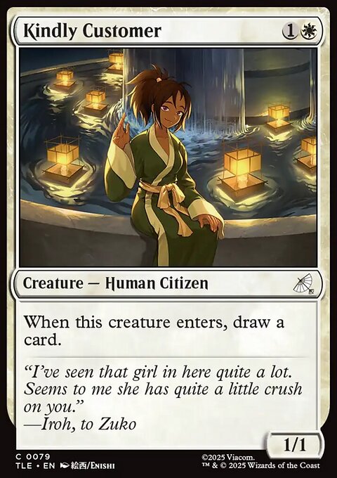 Kindly Customer, Avatar: The Last Airbender Eternal #79, Magic: The Gathering card