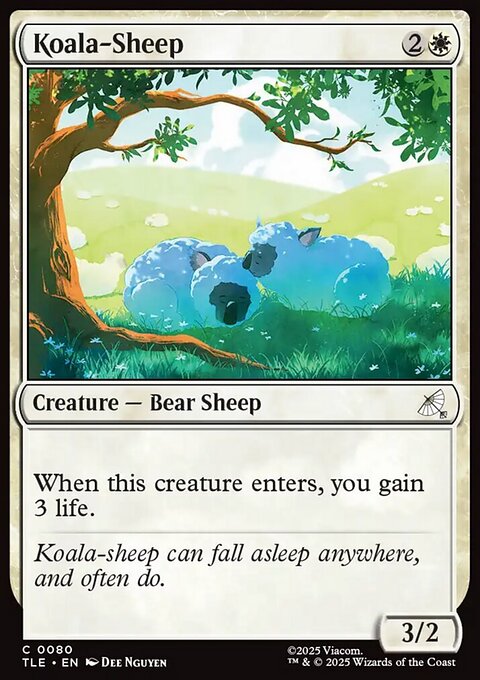 Koala-Sheep, Avatar: The Last Airbender Eternal #80, Magic: The Gathering card
